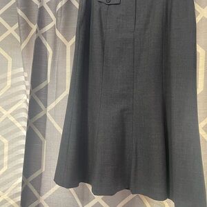 Jones New York Charcoal A-Line Skirt